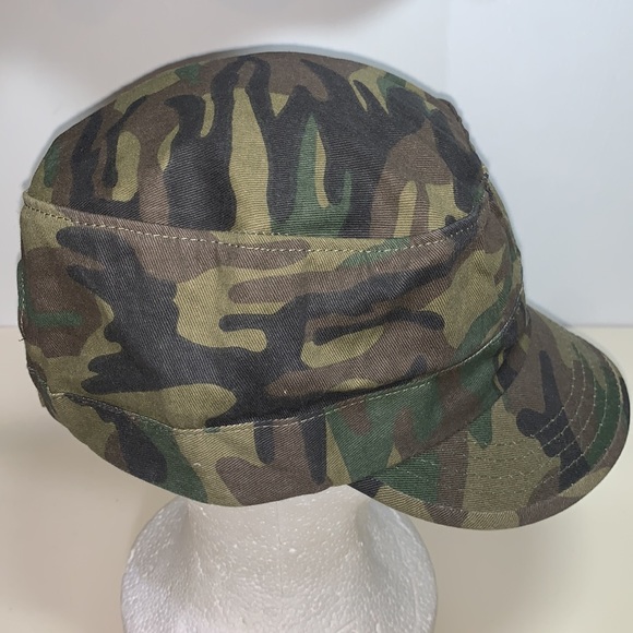 Cameo Camo Cadet Hat Army Military Style - Picture 5 of 8
